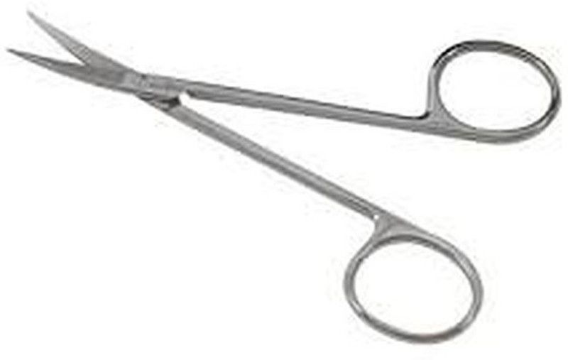 TGIA Deluxe Quality Straight scissor 4.5" Scissors  (Set of 1, Steel)