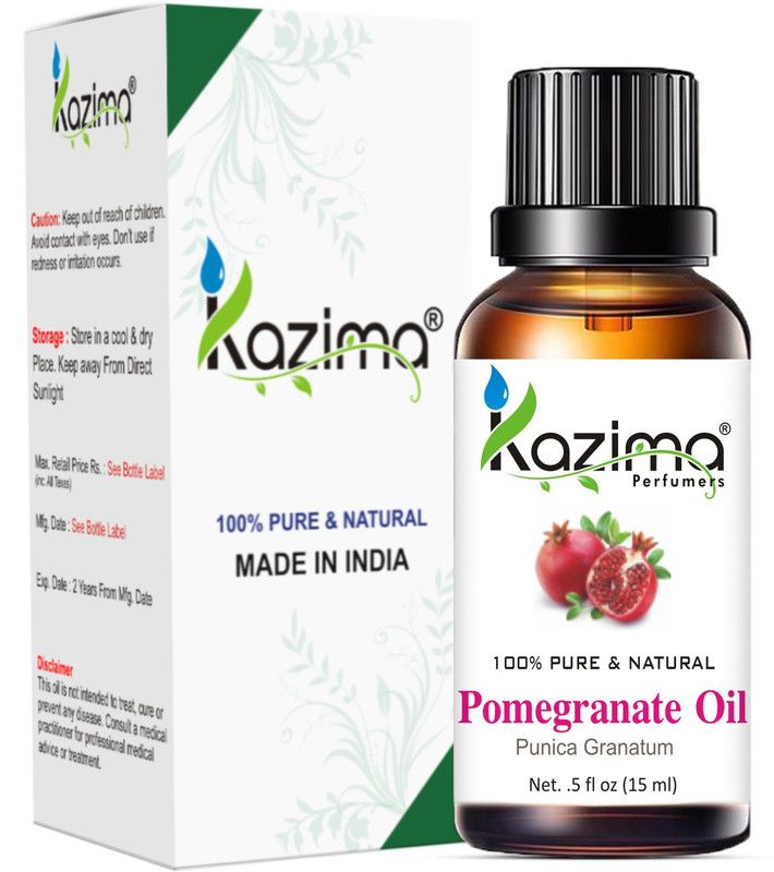 KAZIMA Pomegranate Seed Carrier Oil (15ML) Pure Natural & Undiluted For Skin care & Hair treatment  (15 ml)