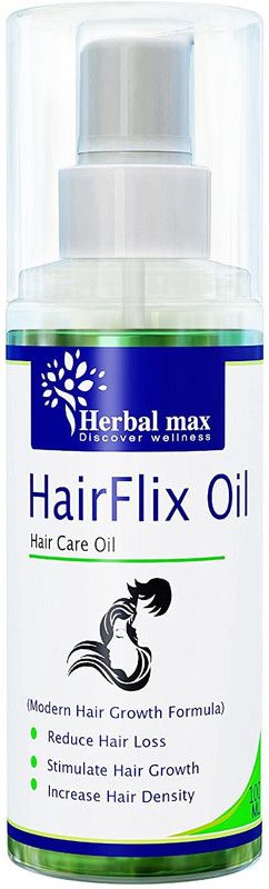Herbal max HairFlix Hair Oil to Control Hair Fall & Promote Hair ReGrowth- 100 Ml (Pack Of 1) Hair Oil  (100 ml)