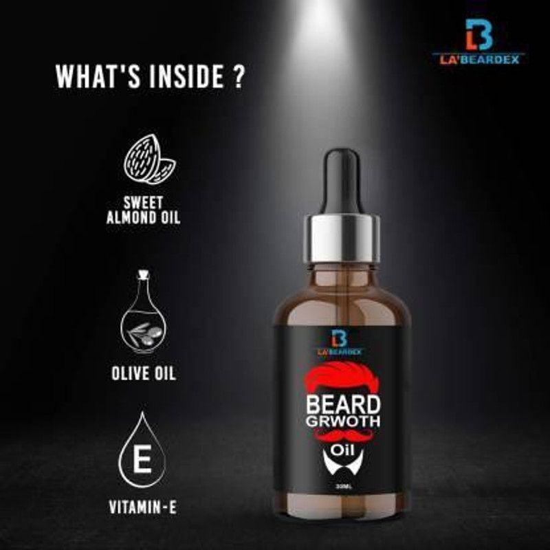 la'beardex Beard Oil, Faster Bread Growth Oil, Hair Oil  (30 ml)