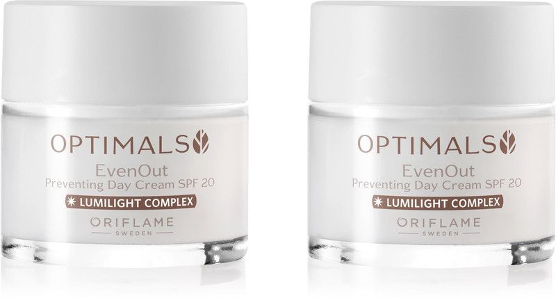 Oriflame Sweden Optimals Even Out Preventing Day Cream SPF 20 (set of 2)  (100 ml)