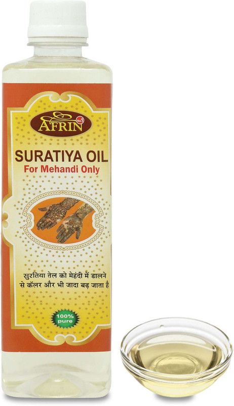 Afrin Henna Mahendi Suratiya Oil For Making Mahendi cones - 500 ml  (500 ml)