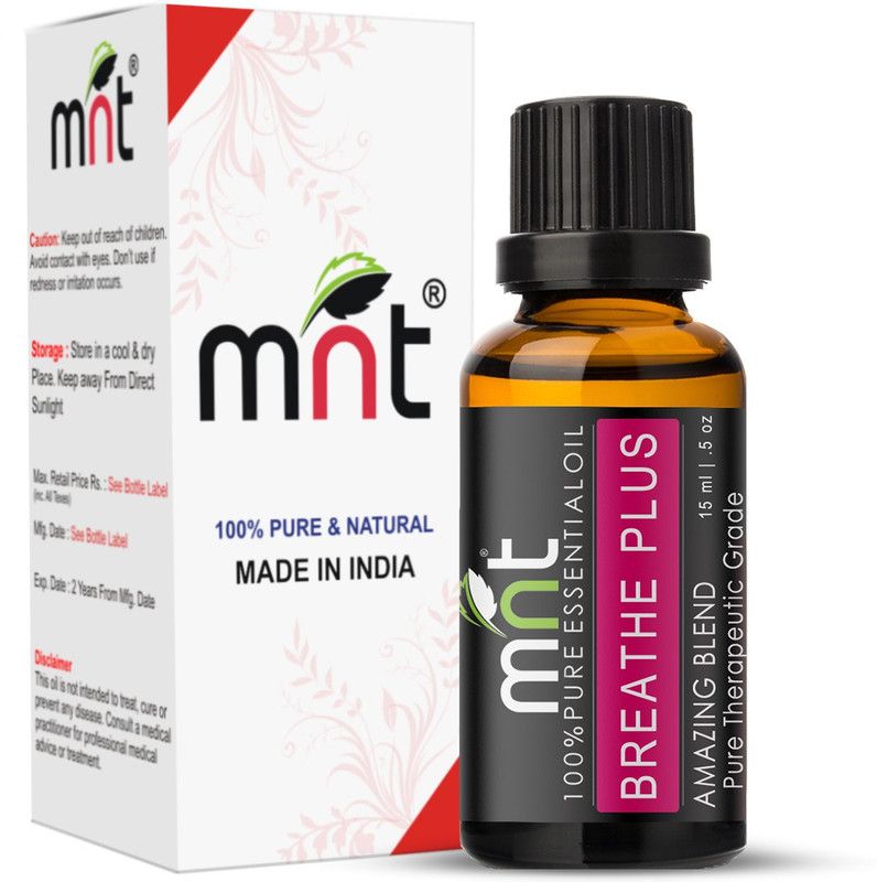 mnt BREATHE PLUS AMAZING BLEND ESSENTIAL Oil (15ml) Pure Therapeutic Grade  (15 ml)