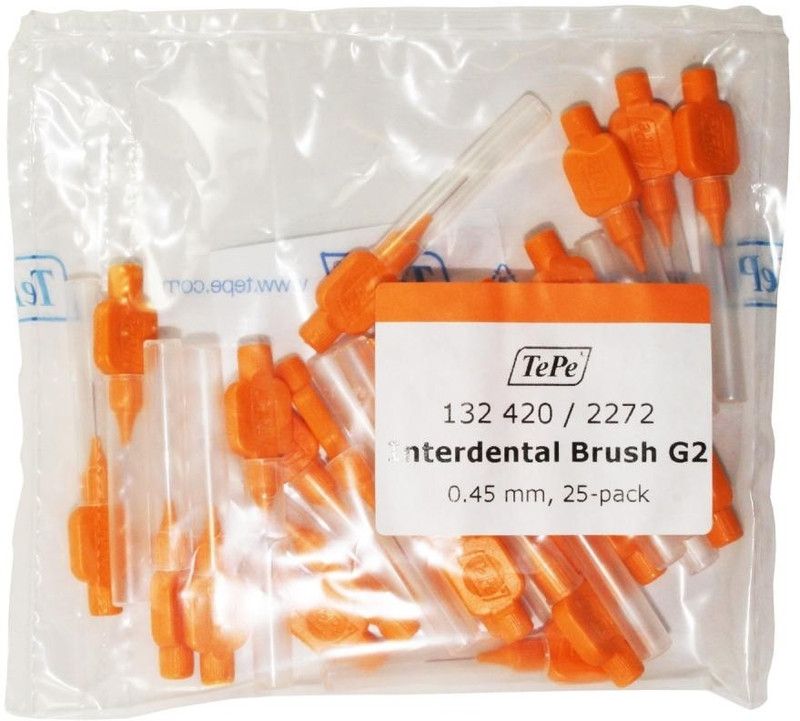 TePe Interdental Original - 0.45mm (Pack of 25) Soft Toothbrush