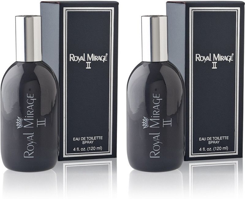 ROYAL MIRAGE Eau De Cologne Spray II, 120ml- Pack of 2 Deodorant Spray - For Men & Women  (240 ml, Pack of 2)