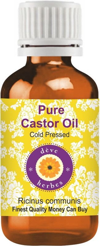 deve herbes Pure Castor Oil (Ricinus--communis) _100% Natural Therapeutic Grade Cold Pressed  (100 ml)