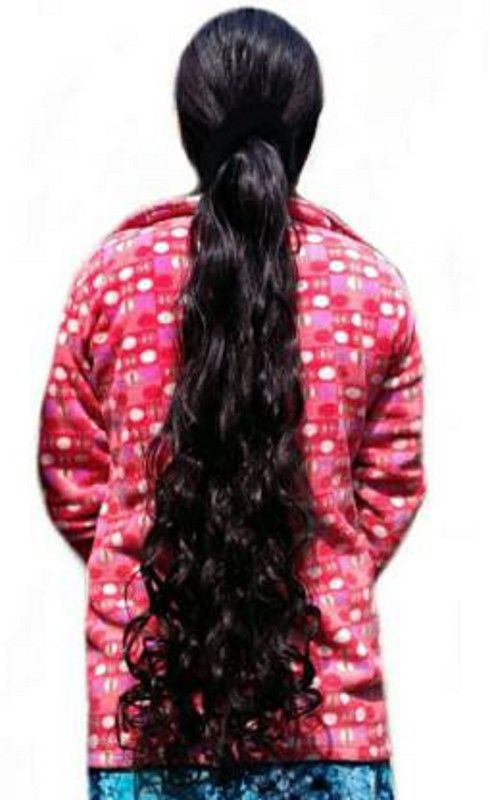 Styllofy Natural black long synthetic butterfly clip wig hair volumizer hair extension Clutch fake wig false Extension Hair Extension