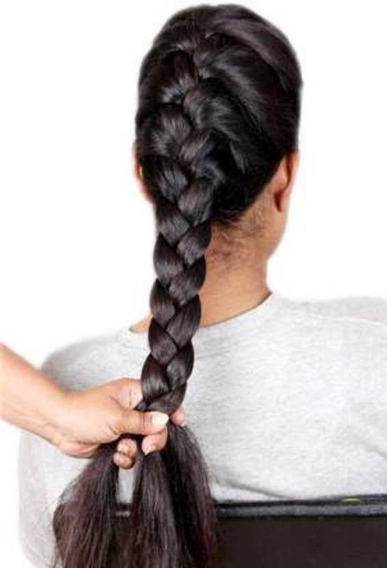 Blushia Soft Quality Factory Wholesale Hot Selling Natural Black Baal Choti Hair Extension