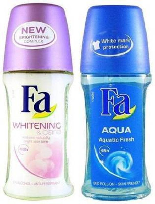 FA combo Roll-on Deodorant Roll-on - For Women (50 ml, Pack of 2) Deodorant Roll-on - For Women  (50 ml, Pack of 2)