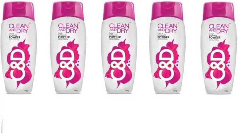 Midas Care Clean And Dry(pack of 5) Intimate Powder  (500 g)