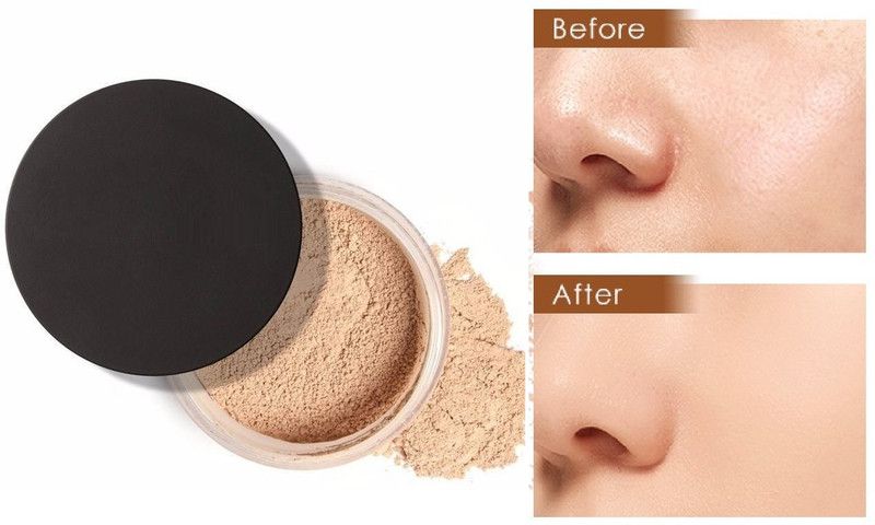 GABBU Makeup Transparent Finishing Oil Control Waterproof For Face Finish Compact  (Beige, 12 g)