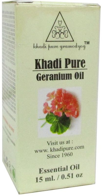 Khadi Pure Herbal Geranium Essential Oil  (15 ml)