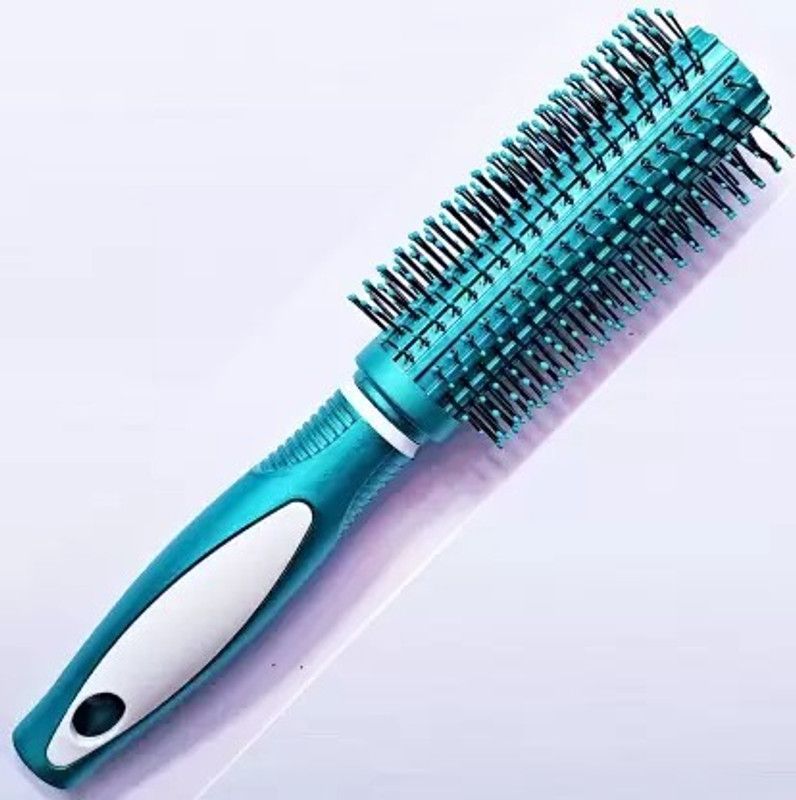 Natures Rich Round Rolling Curling Comb one for Men & Women