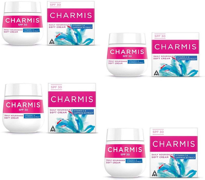 CHARMIS DAILY NOURISHING SOFT CREAM SPF 30 58MLX4PCS  (232 ml)