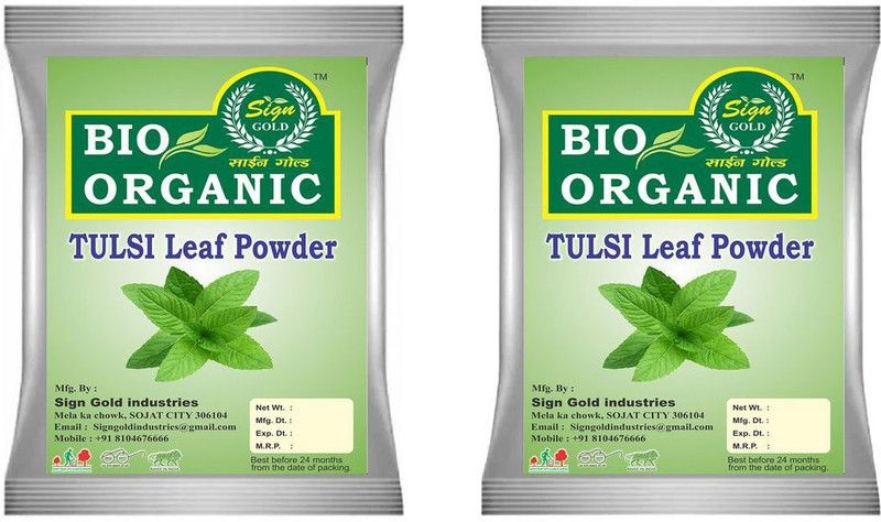 sign gold NutrActive Pure Organic Tulsi Powder For hair and skin-200g  (200 g)