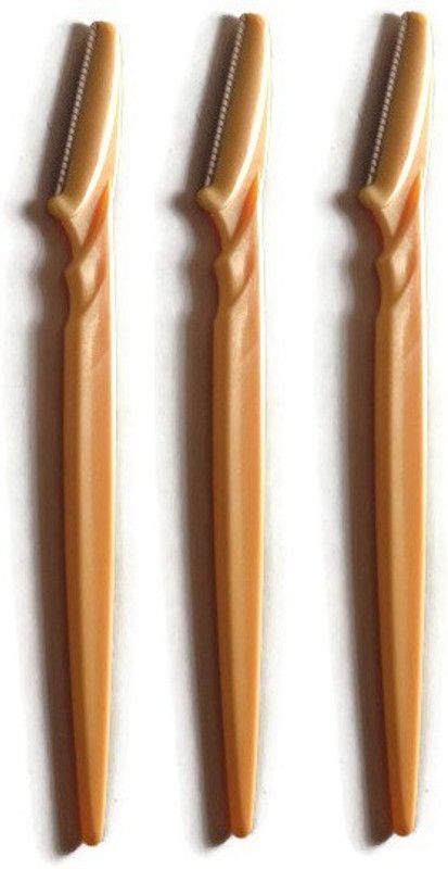 ELEGANTSTYLER Eyebrow Facial Hair Remover, Neck, Upper Lips as well as Unnecessary Hairs Elsewhere Shaping Trimmer Shaper Shaver Razor Tool.  (Pack of 3)