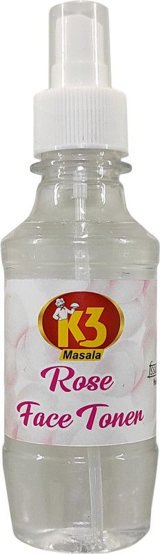 K3 Masala Rose Water (Gulan Jal) Tonner For Skin Glow 200ml (Pack of 1) Men & Women  (200)