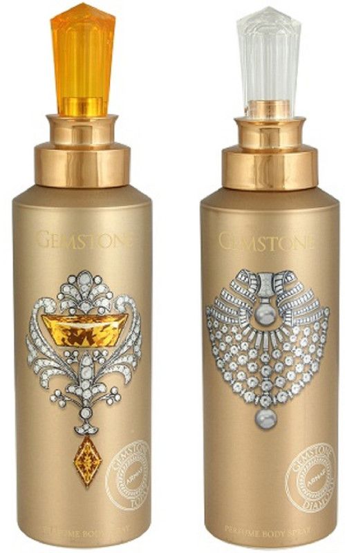 ARMAF Gemstone Topaz + Diamond Deodorant Spray - For Men & Women  (400 ml, Pack of 2)