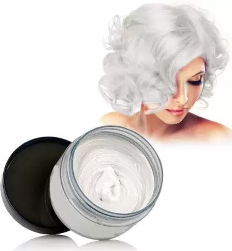GABBU instant temporary hair color white , white
