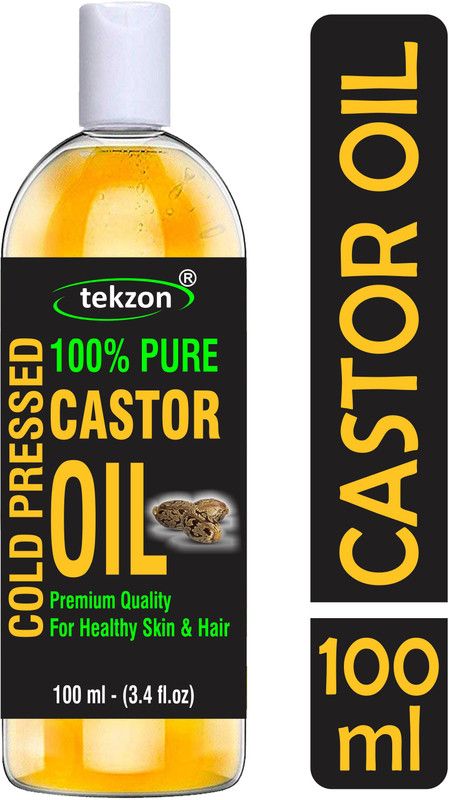 tekzon Premium Cold Pressed Castor Oil For Hair And Skin Hair Oil  (100 ml)