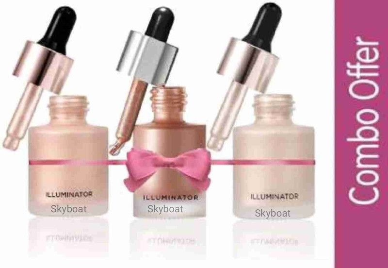 SKYBOAT ORIGINAL GLOW SHINE PROFESSIONAL FACE & BODY LIQUID HIGHLIGHTER Highlighter  (MULTICOLOR)