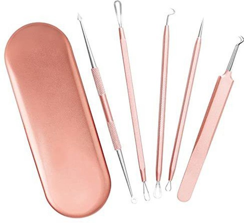 DOCOSS Stainless Steel Blackhead Remover Needle  (Pack of 5)
