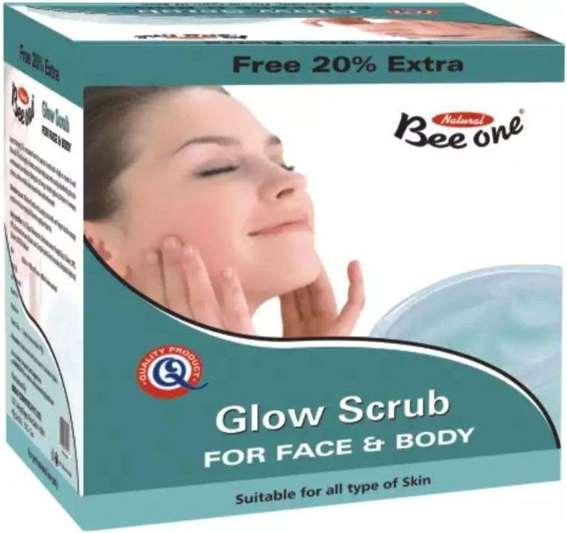 Beeone Glow Scrub Provide soft, fresh and healthy complexion Skin  (120 ml)