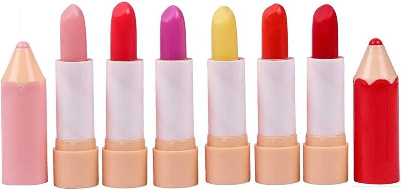 THTC Moisturizing Long Lasting Natural Lip Plant Gloss Tools Cartoon Lip Balm FRUITY  (Pack of: 6, 13.8 g)