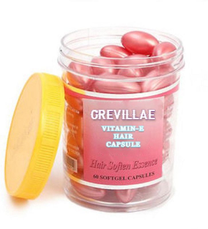 GREVILLAE Professional Hair Capsules Vitamin-E Capsules for Hair care, Nourishment Hair Treatment Soften Essence Soft gel Capsule A1  (160 g)