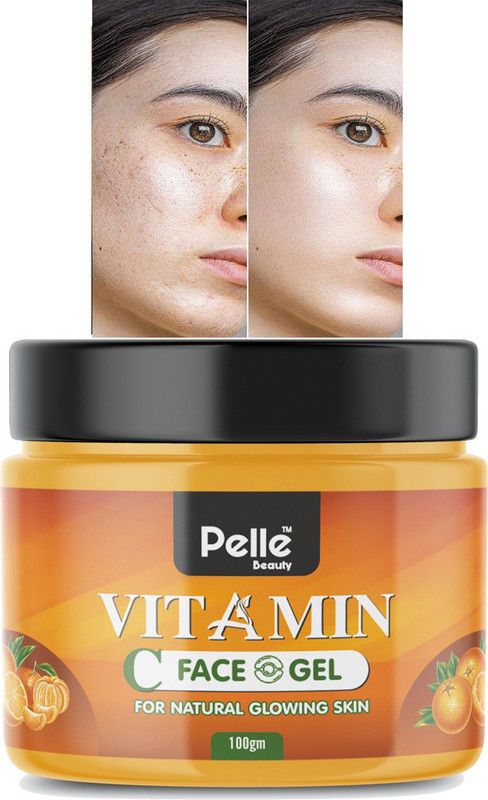 Pelle Beauty Vitamin C Face Gel|Made up of Natural Ingredients for Beauty Skin|Premium Quality Product-100Gms  (100 g)