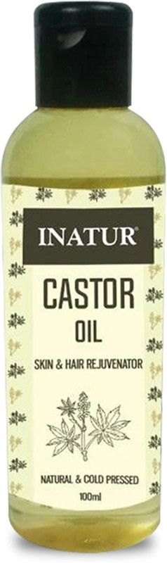 INATUR Natural Cold Pressed Castor Skin & Hair Oil For Men & Women Hair Oil  (100 ml)