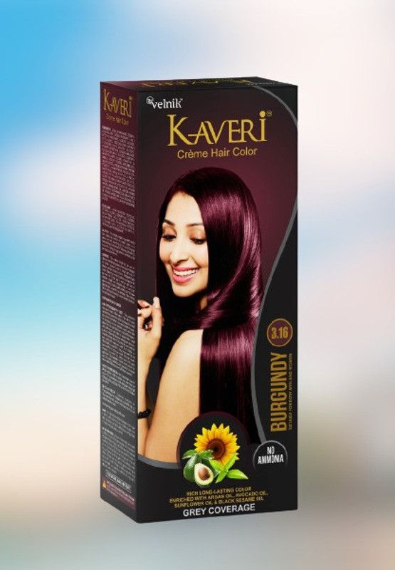 Kaveri KVR_BRGNDY-pcs_1_HC@20 , Burgundy