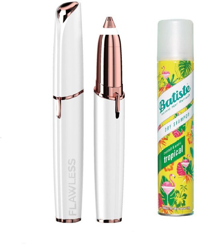 Batiste Brows Shaper- White,107 gm and Coconut & Exotic Tropical,200 ml Strips  (1 Strips, Set of 2)