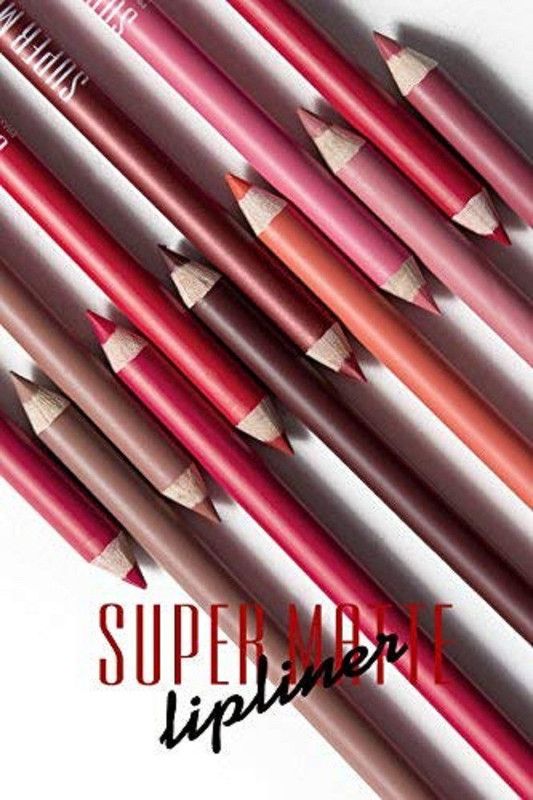 LILLYAMOR Long Stay Matte Super Matte Lip Liner Pencil  (MULTICOLORED)