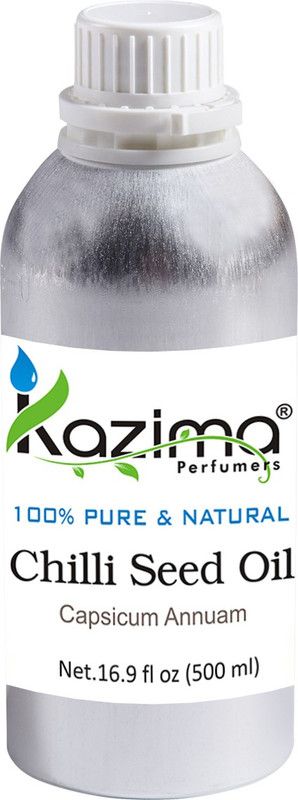 KAZIMA Chilli Seed Essential Oil (500ML) 100% Pure Natural & Undiluted For Skin care & Hair treatment  (500 ml)