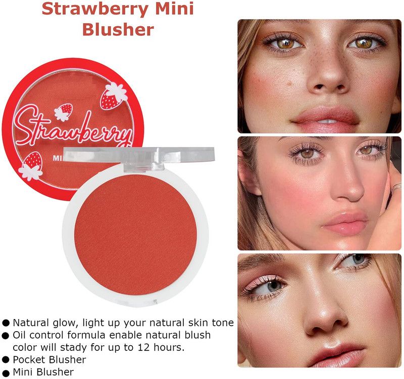 AGLEY PROFESSIONAL BENDABLE MATTE BASED PINK WATER PROOF & LONG LASTING BLUSHER  (PINK)