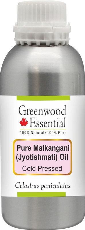 Greenwood Essential Pure Malkangani Oil (Malkangni/Jyotishmati) (Celastrus paniculatus) 100% Natural Therapeutic Grade Cold Pressed  (300 ml)