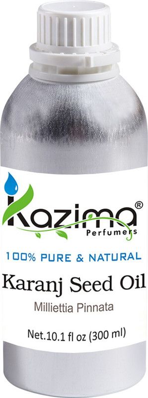KAZIMA Karanj Seed Cold Pressed Carrier Oil (300ML) 100% Pure Natural & Undiluted For Skin care & Hair treatment  (300 ml)