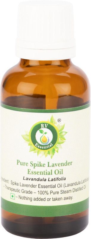 R V Essential Pure Spike Lavender Essential Oil 50ml- Lavandula Latifolia (100% Pure and Natural Steam Distilled)  (50 ml)