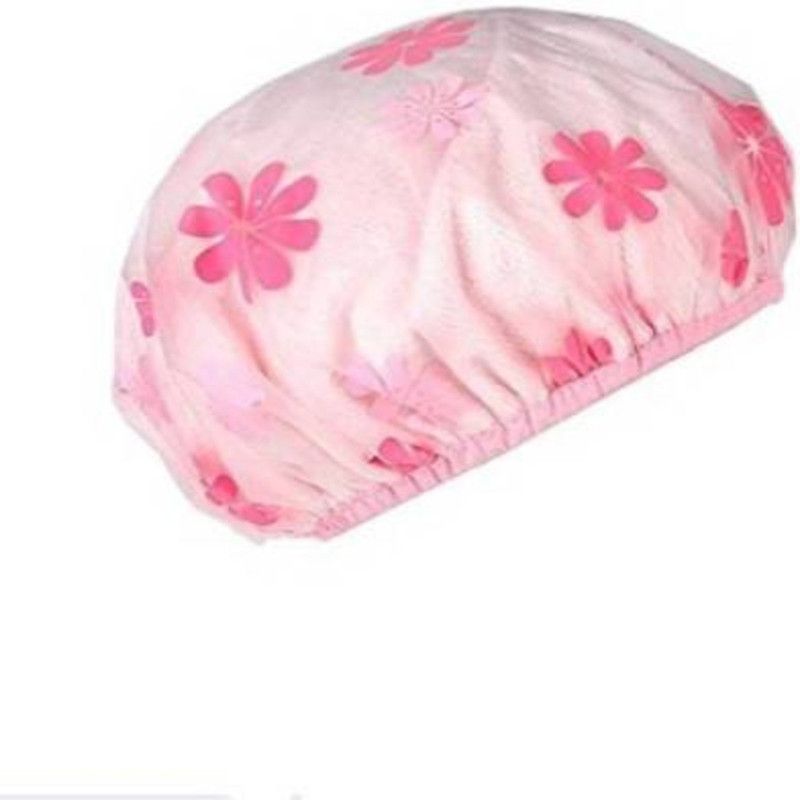 DEAGAN Premium Quality Reusable Printed Shower Cap With Elastic Bands