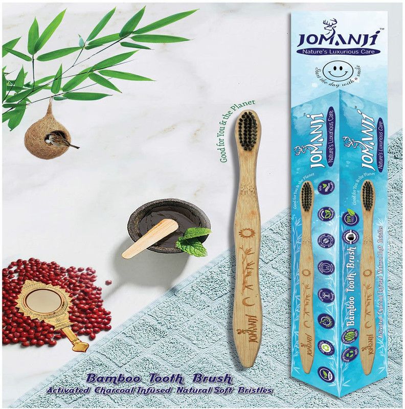 Jomanji Bamboo Tooth Brush Soft Toothbrush
