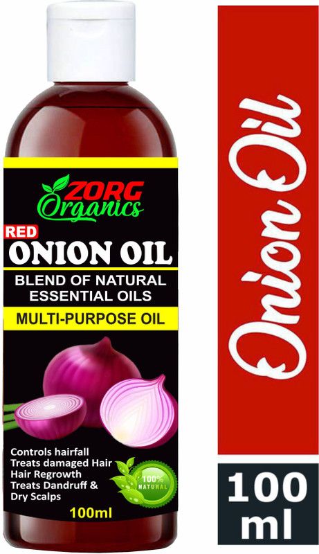 Zorg Organics Onion Oil For Hair Growth | 100% Natural Hair Oil  (100 ml)