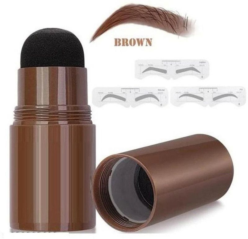 BAJAJ BEAUTY Eyebrow stmp brown color pack of 1 pcs Eyebrow Stencil  (3)