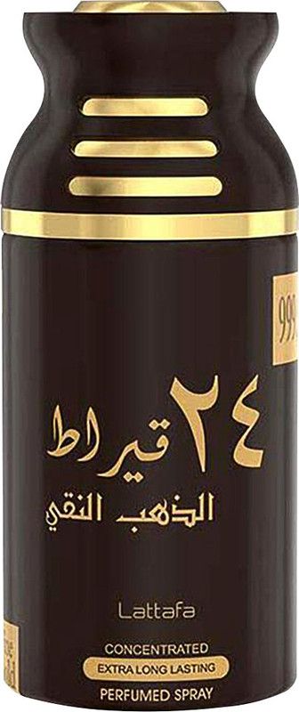 Lattafa 24 Carat Pure Gold Body Spray - For Men & Women  (250 ml)