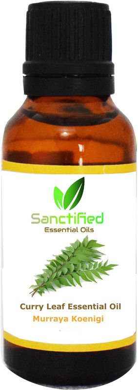 Sanctified Curry leaf Essential Oil (30ML) 100% Pure Natural & Undiluted Oils for healthy skin, hair  (30 ml)
