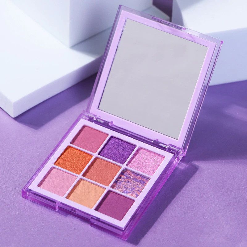 GABBU Lilac professional 9 color eye shadow 9 9.9 g  (MULTI COLOR)