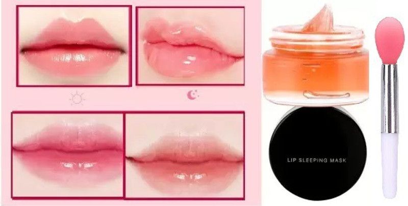 GABBU LIP PLUMPING SLEEPING MASK Vitamin C + E Cherry CHERRY  (ORANGE)
