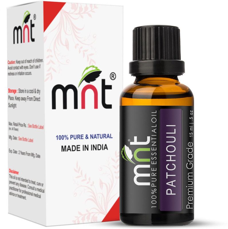 mnt Patchouli Essential Oil (15ML) 100% Pure Natural & Therapeutic Grade for Aromatherapy, Moisturizing Dry Skin & Skincare  (15 ml)