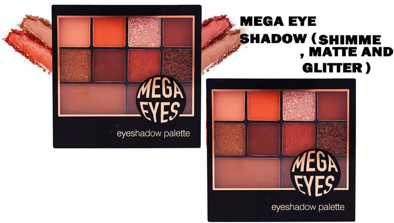 GABBU Mega Eyeshadow enjoy the time 10 Multi color Combo Eyeshadow Palette 28 g  (MULTI COLOR)