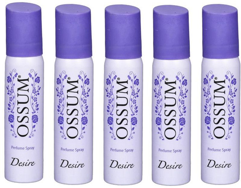 OSSUM Desire Mobile Pack Deo 25ml Each (Pack of 5) Deodorant Spray - For Men & Women  (125 ml, Pack of 5)